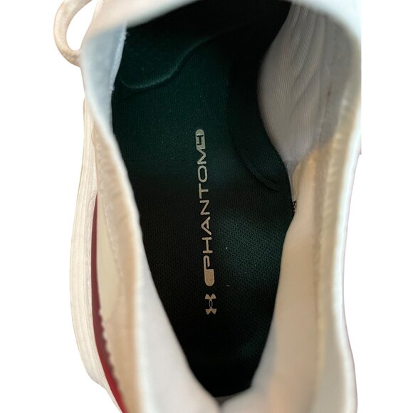 Under Armour HOVR Phantom 3 Running Shoes White/Red Size 10 With Extra Laces - Picture 7 of 10